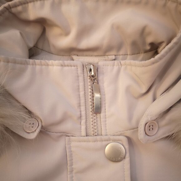 Liz Claiborne Ladies Faux Fur Trimmed Hooded Winter Coat - Picture 6 of 15